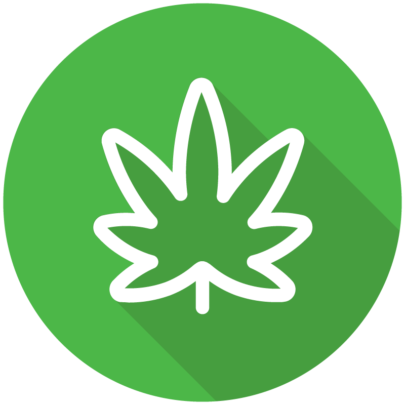 cannabis leaf icon