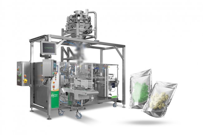 Swift Bagger cannabis bagging machine for automated manufacturing