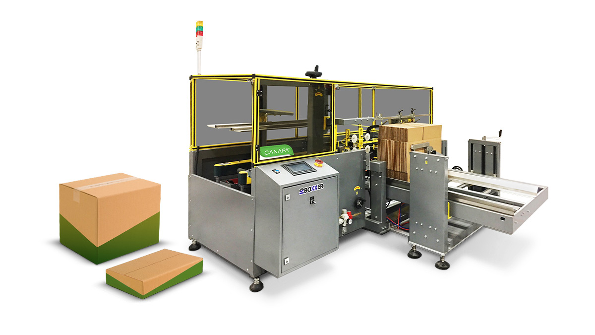 Canapa Boxxer Case Erector with example end products