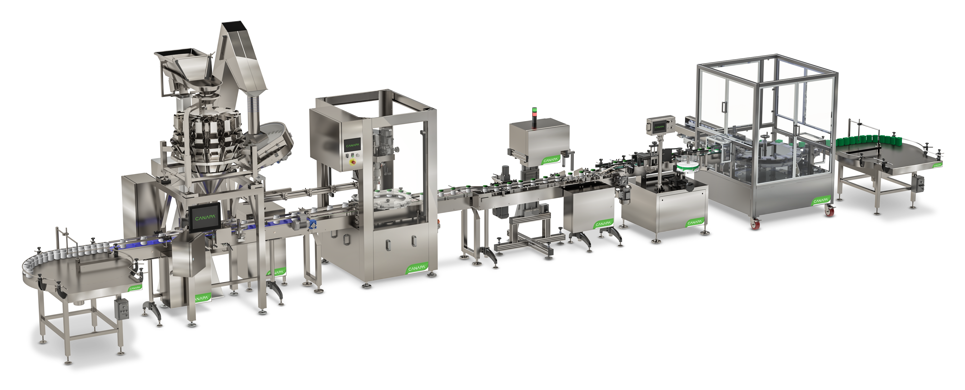 Cannabis packaging machines