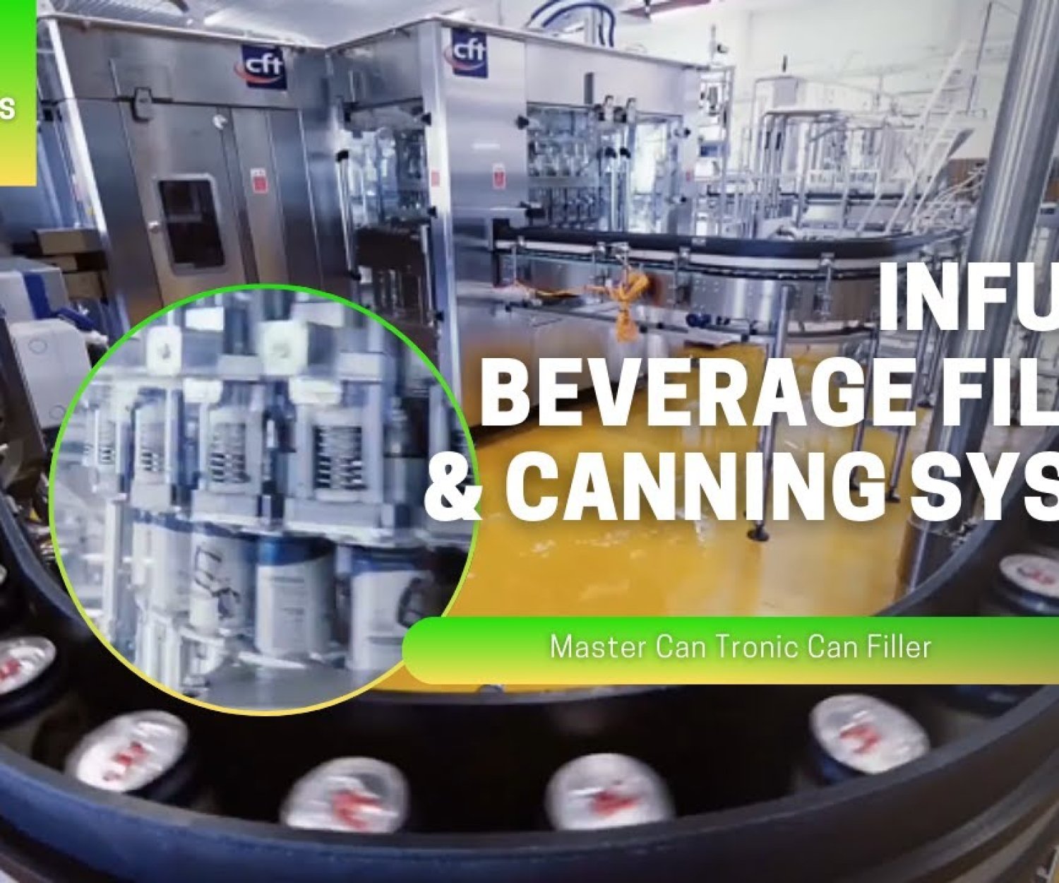Canapa CFT Co.Mac Beverage Filling & Canning System For CBD/Infused Beverages