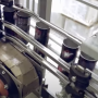 Pegasus beverage filling machine with example cans