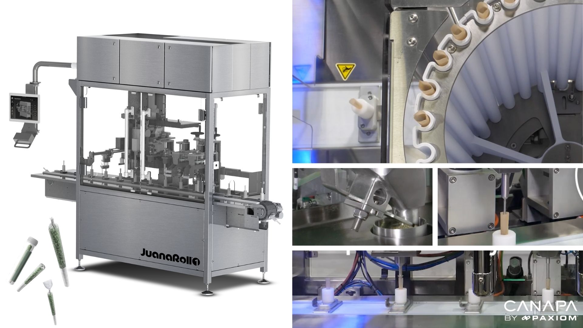 JuanaRoll-1 single lane automated pre roll forming machine