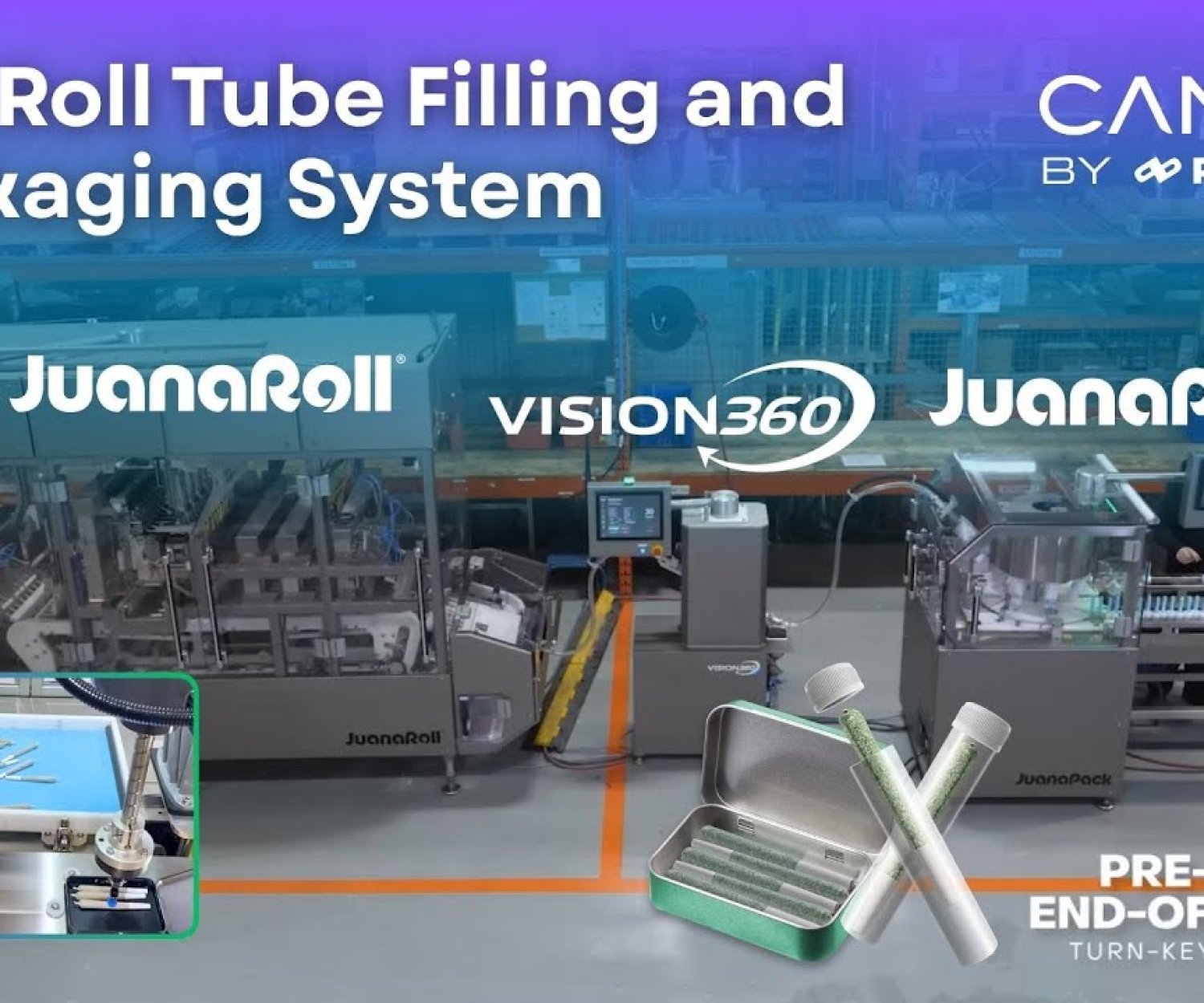 Automated Pre-Roll Tube Filling and Packaging System