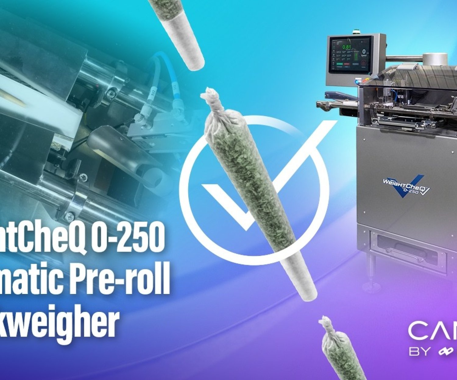 WeightCheQ 0-250 Pre-Roll Check Weighing Machine - Sensitive to 0.01gram